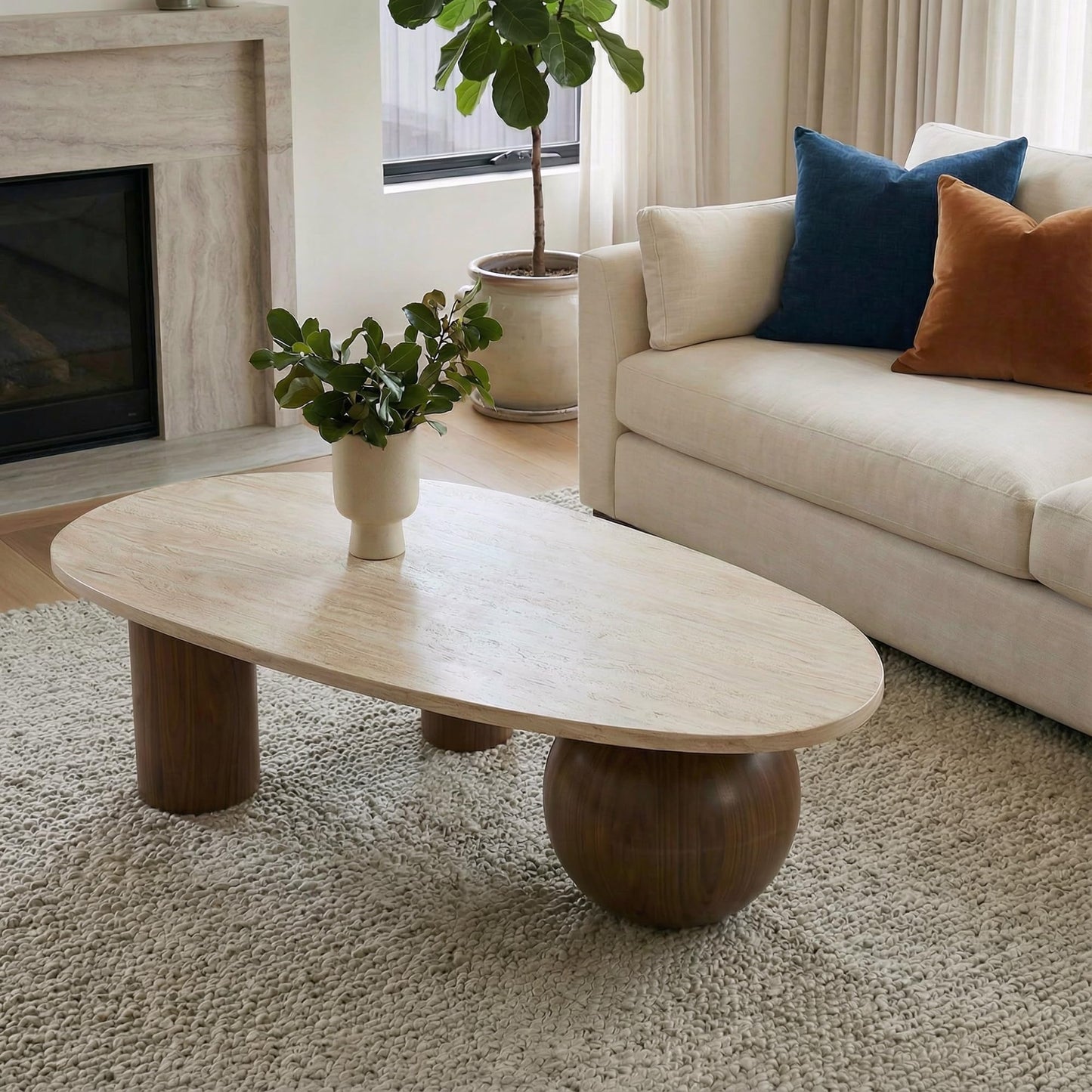 Modern Triangle Coffee Table