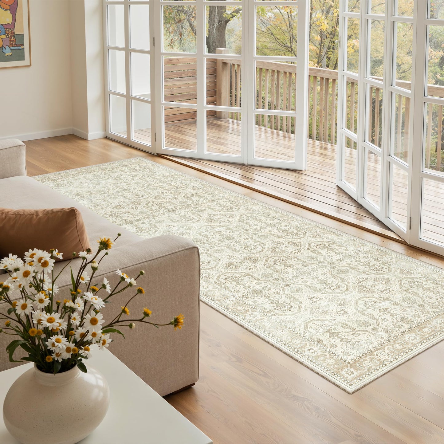 Washable Non-Slip Area Rug