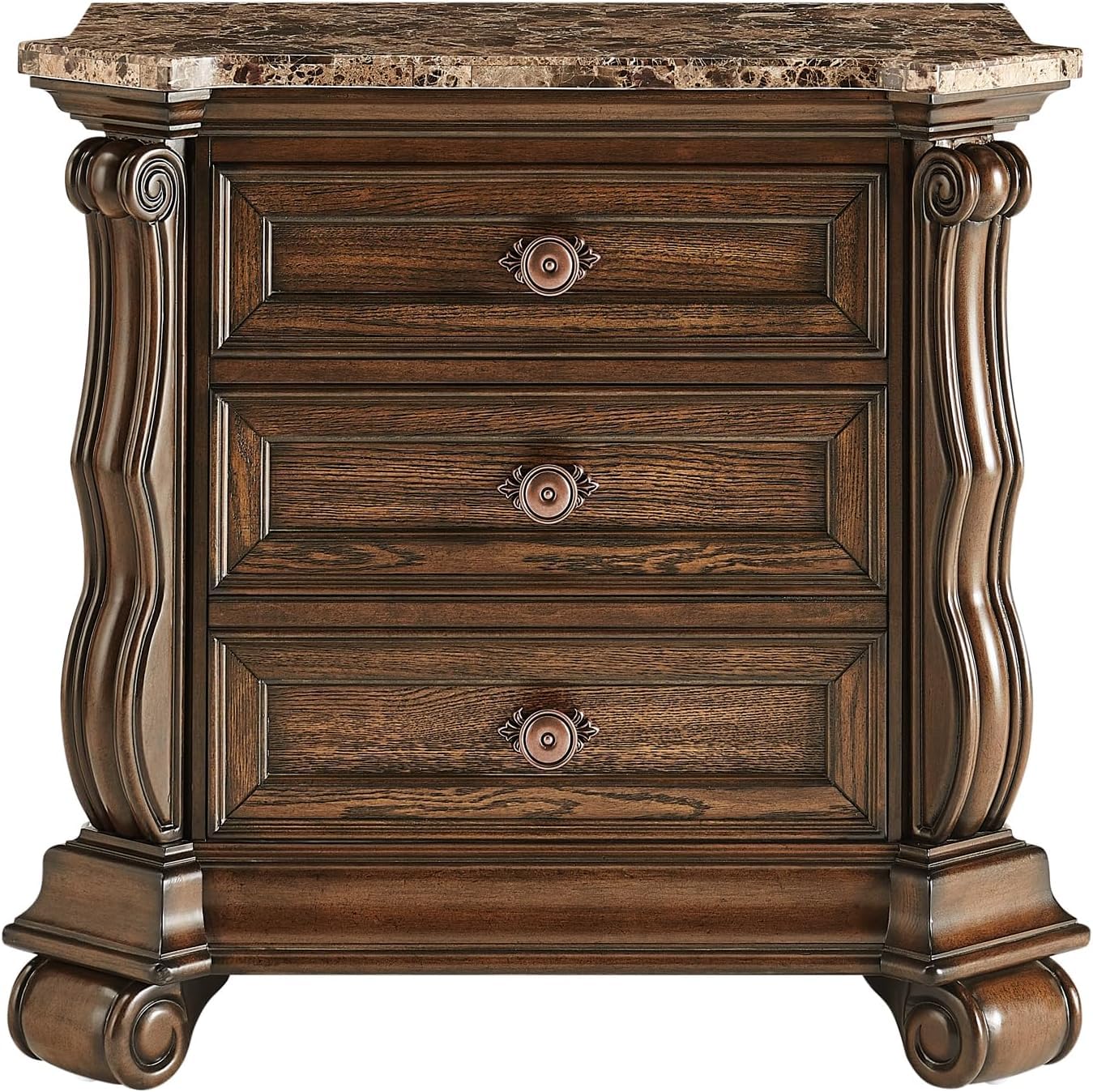 Traditional Tufted Platform Bedroom Set
