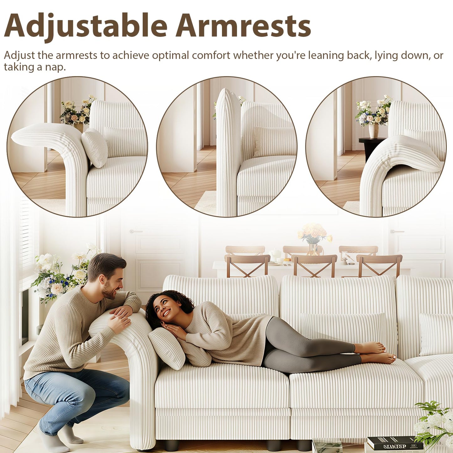 U-Shaped Sectional Sofa