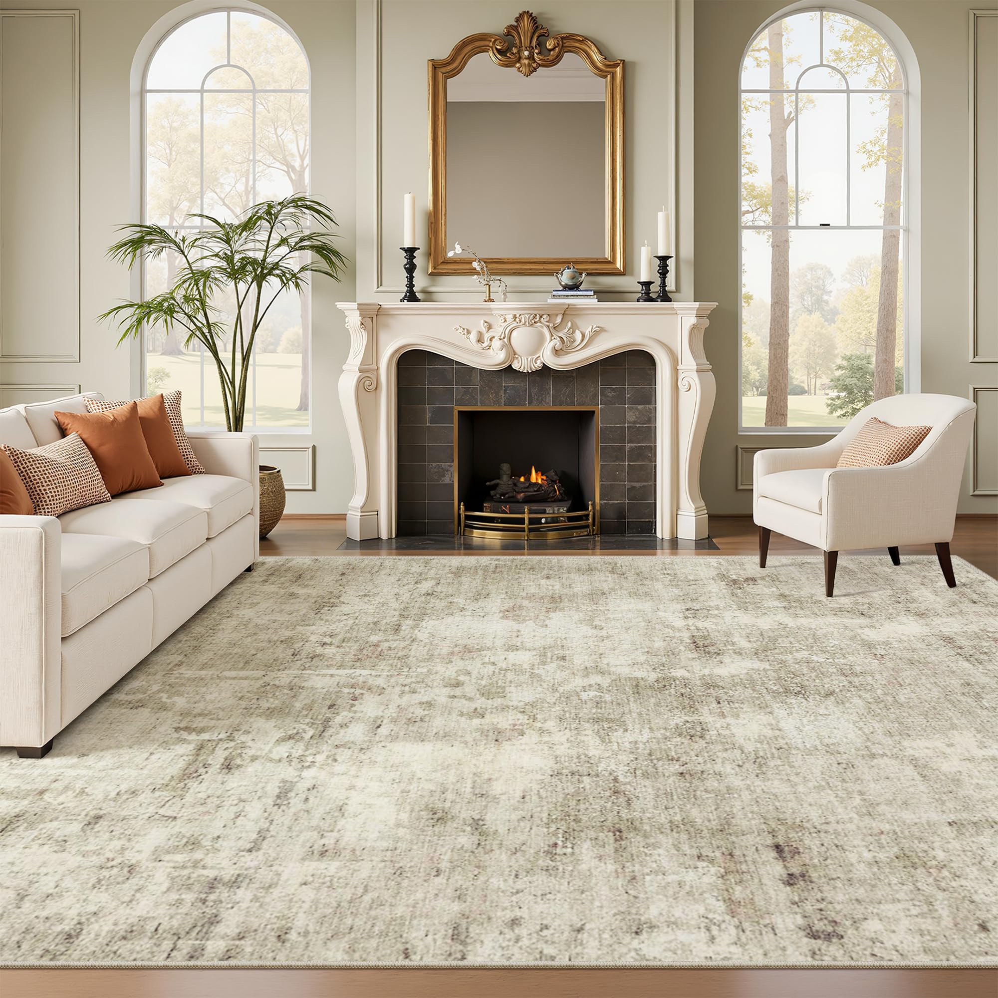 Washable Non-Slip Area Rug
