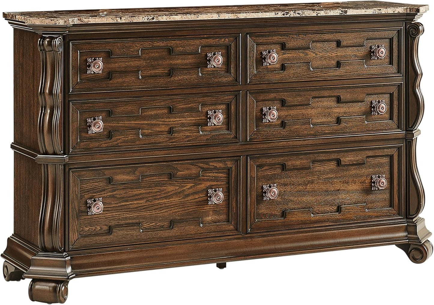 Traditional Tufted Platform Bedroom Set