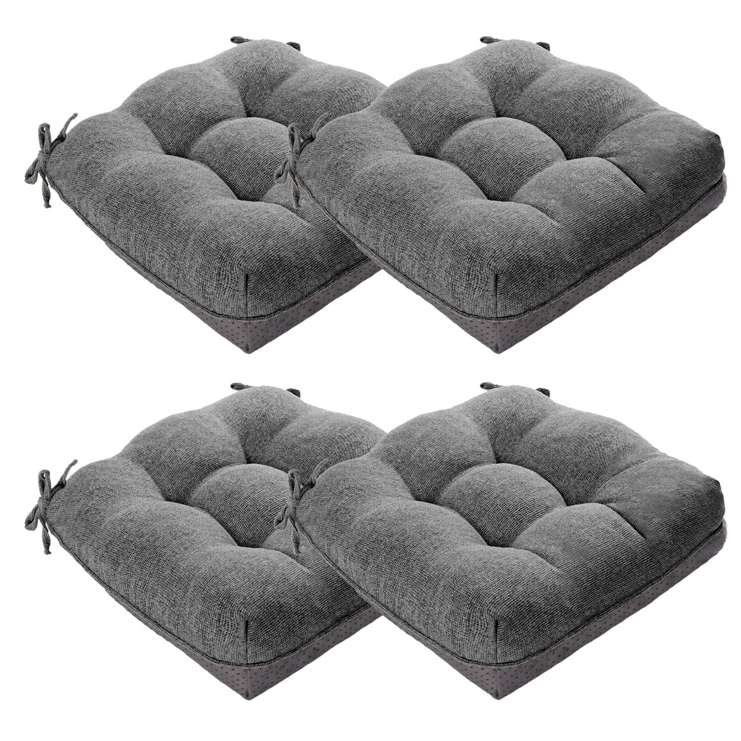 Memory Foam Dining Chair Cushions Set of 4