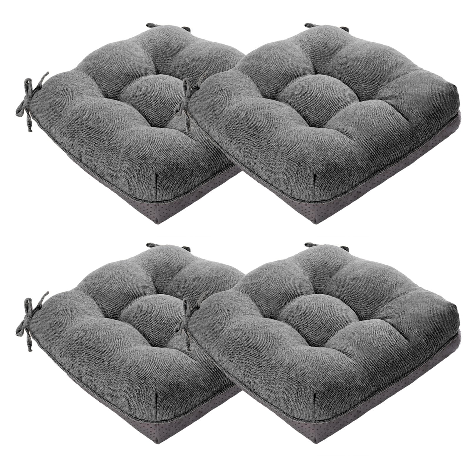 Memory Foam Dining Chair Cushions Set of 4
