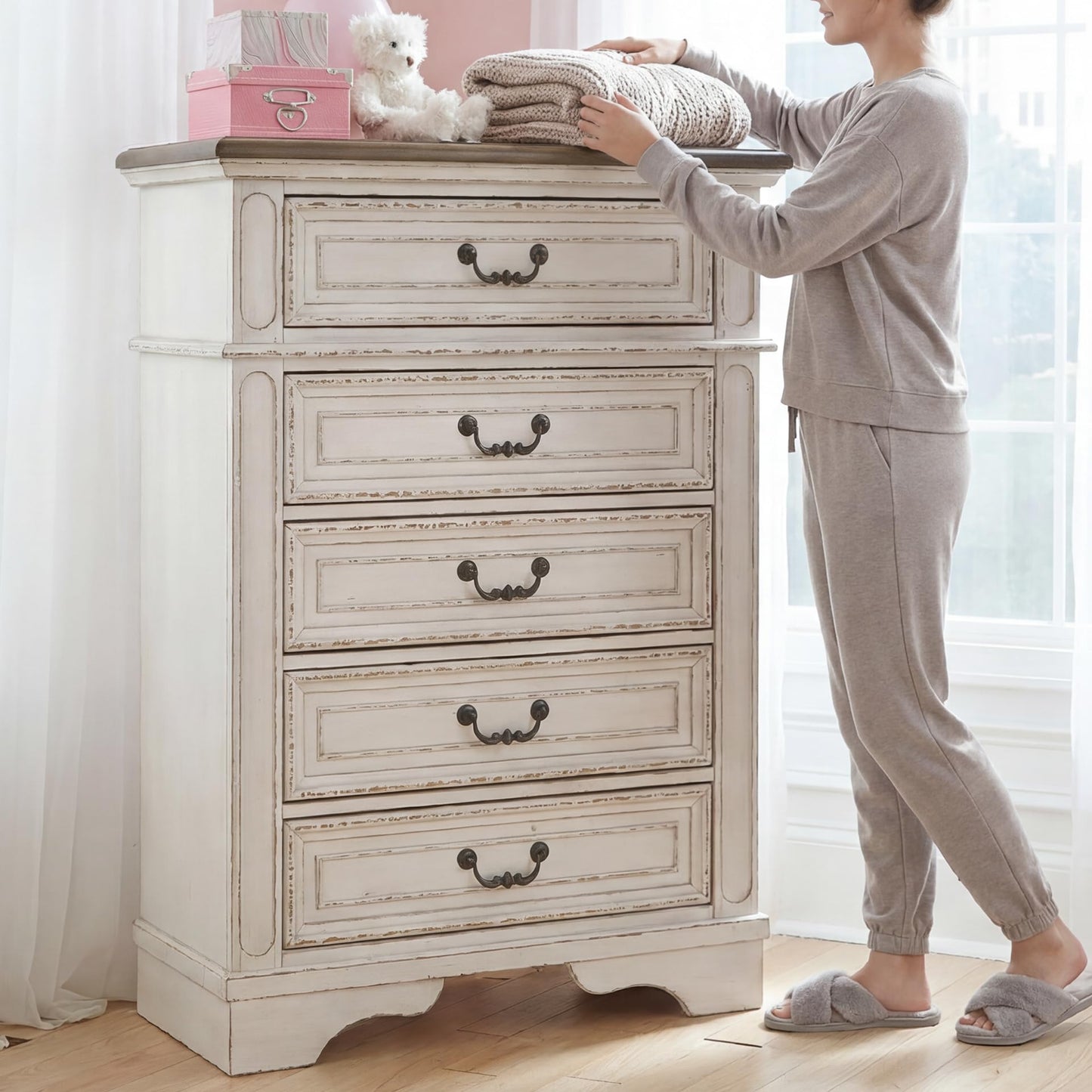 Vintage 5 Drawer Storage Chest
