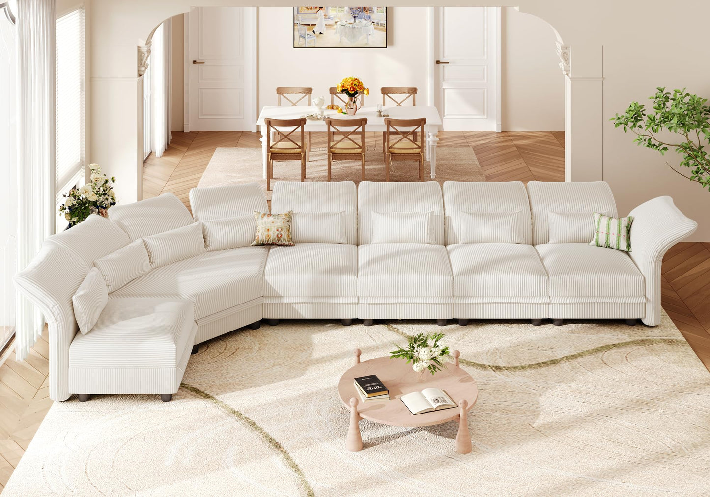 U-Shaped Sectional Sofa