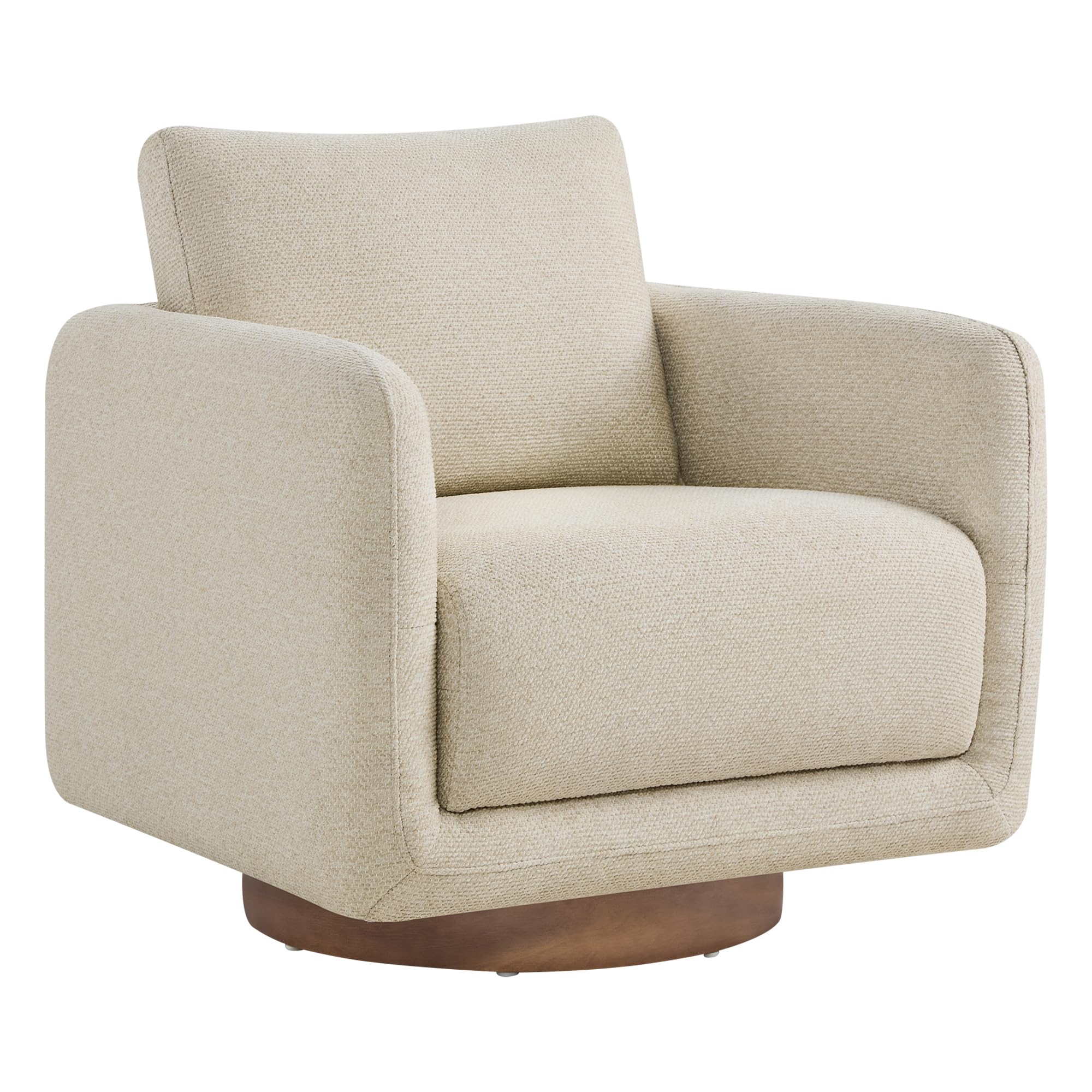 Swivel Barrel Accent Chair