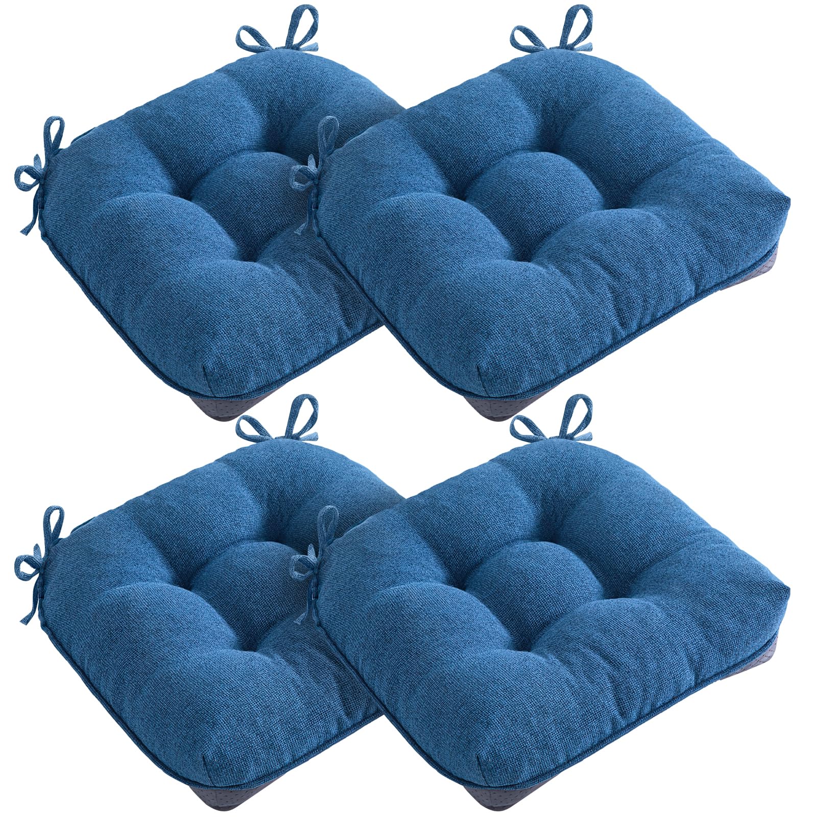 Memory Foam Dining Chair Cushions Set of 4