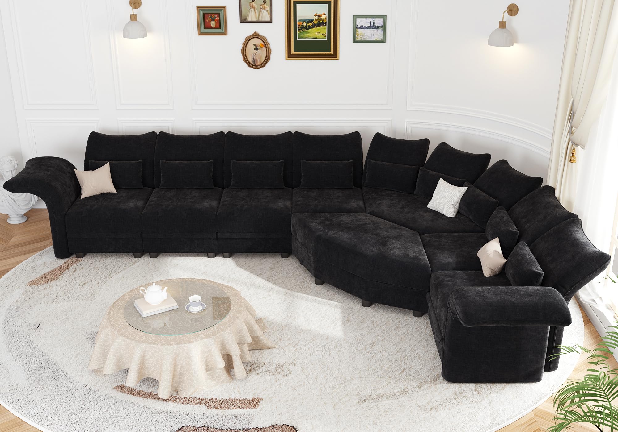 U-Shaped Sectional Sofa