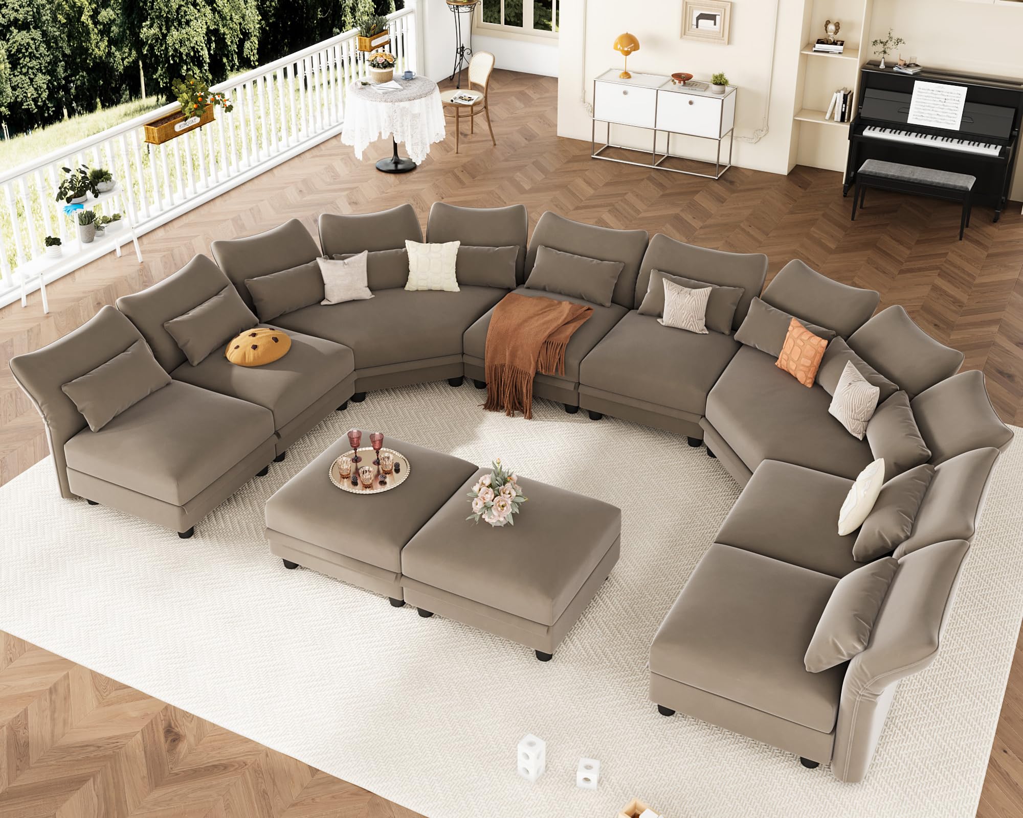 U-Shaped Sectional Sofa