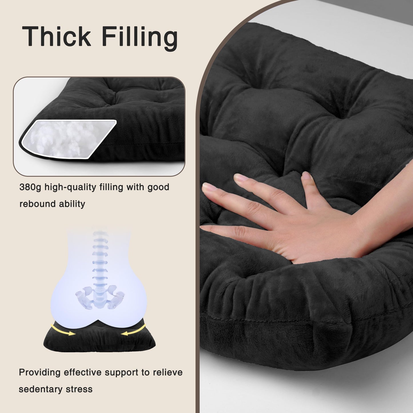 Soft Chair Cushions Set of 4