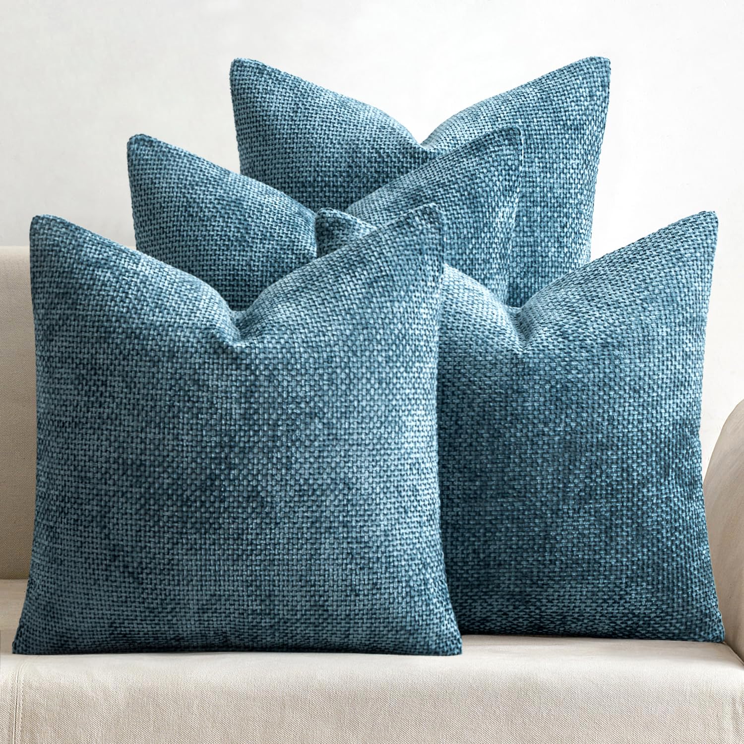 Chenille Decorative Pillow Covers Set of 4