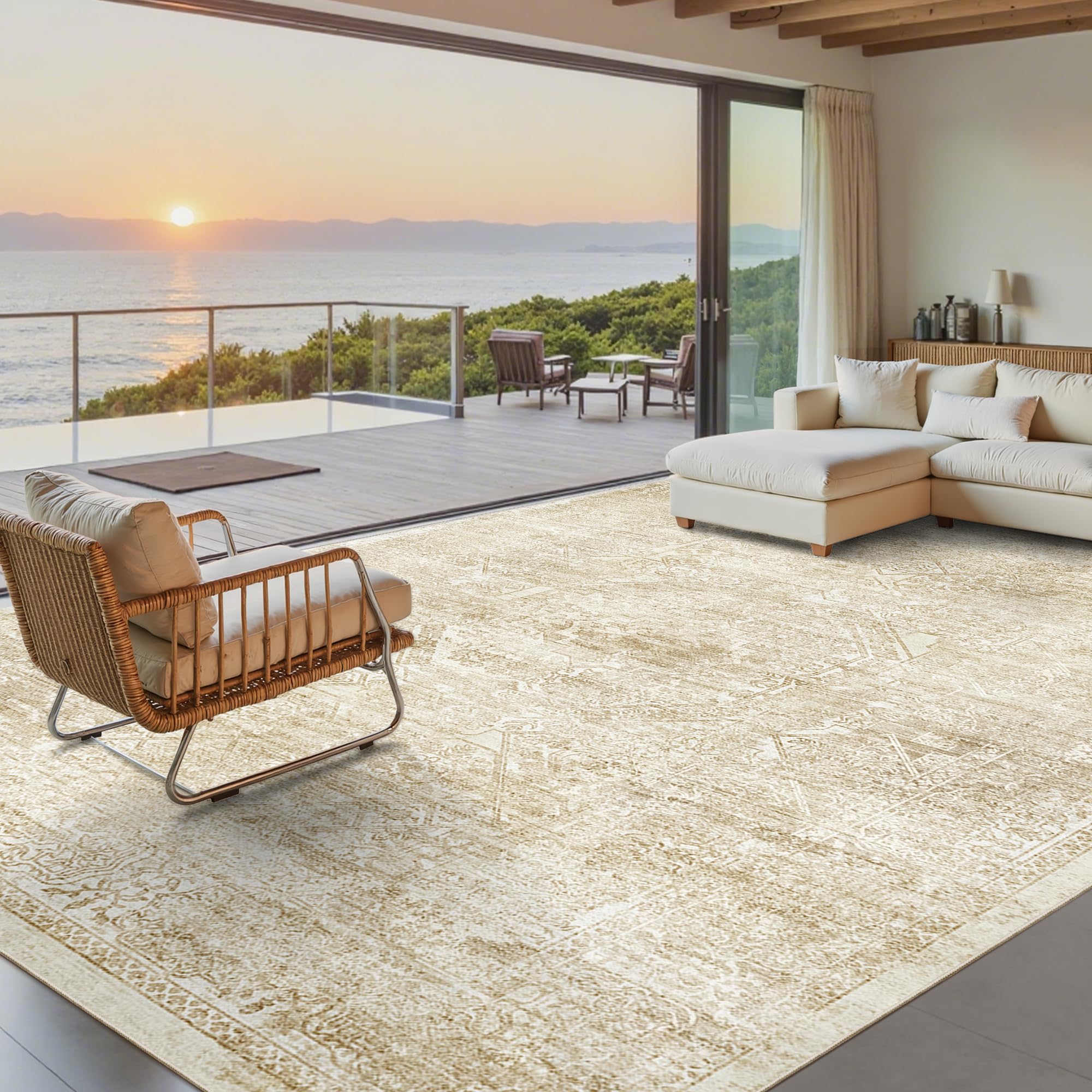 Washable Non-Slip Area Rug