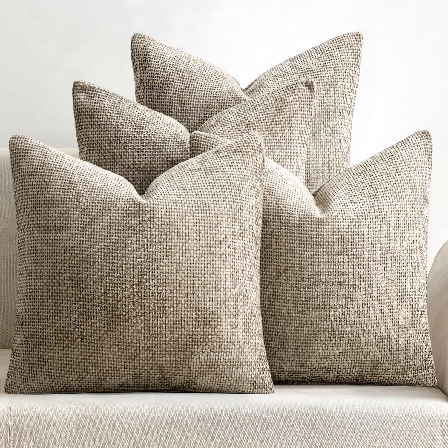 Chenille Decorative Pillow Covers Set of 4