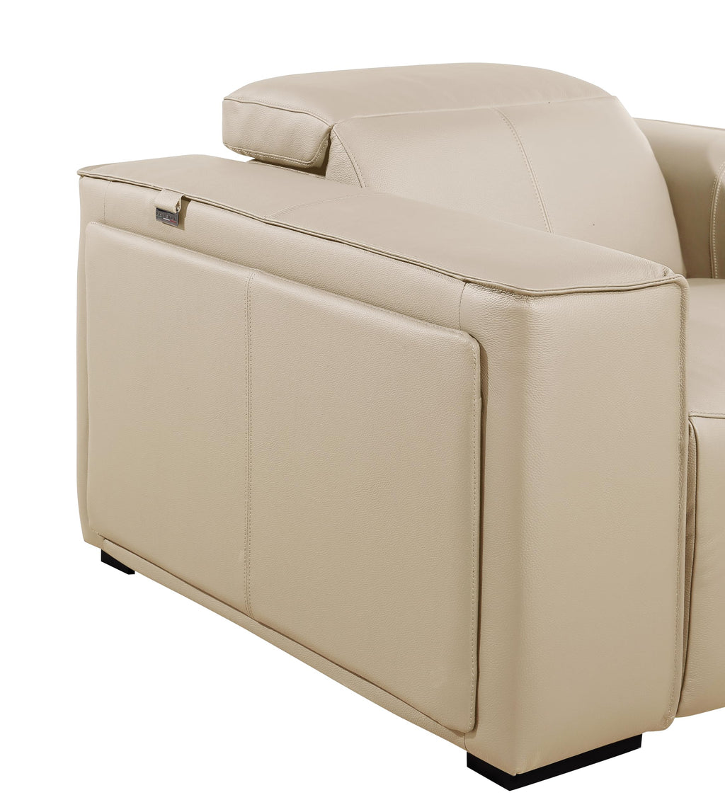 Premium Leather Modular Reclining Sectional Sofa