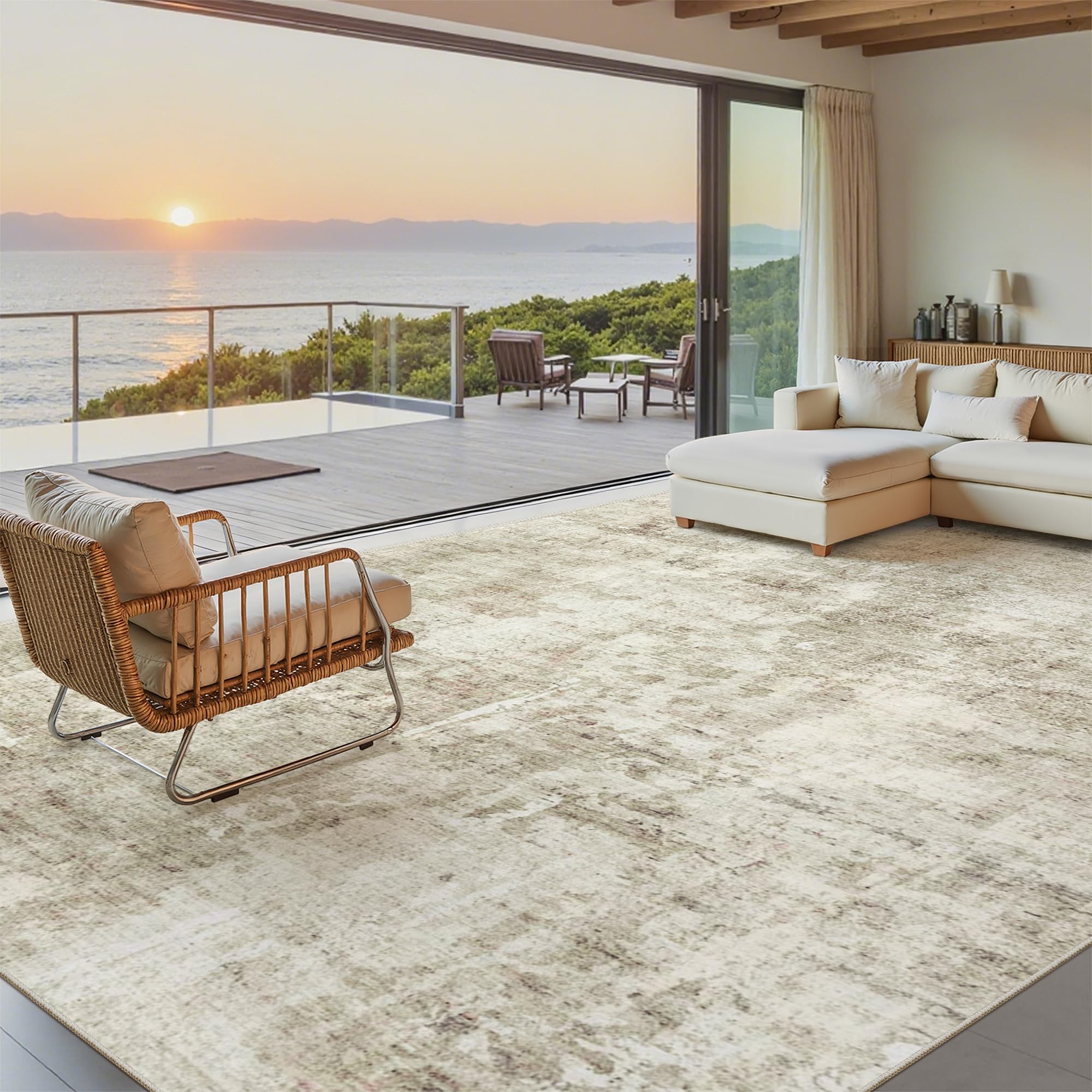 Washable Non-Slip Area Rug