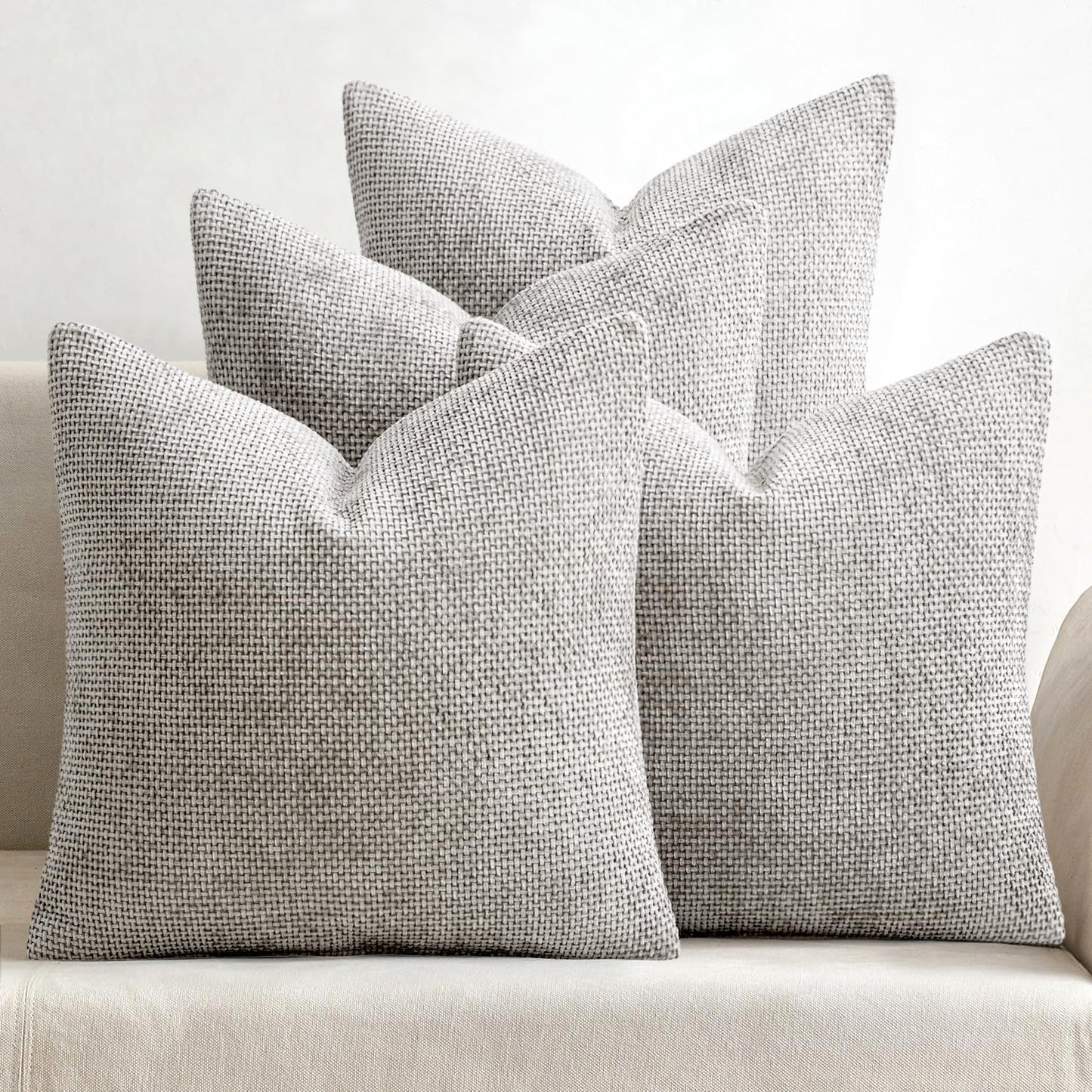 Chenille Decorative Pillow Covers Set of 4