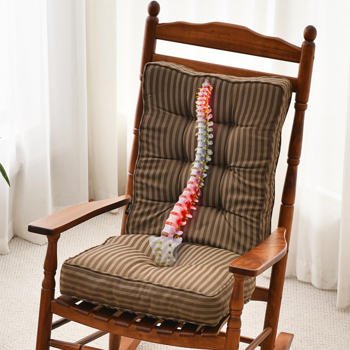 Memory Foam Rocking Chair Cushion Set