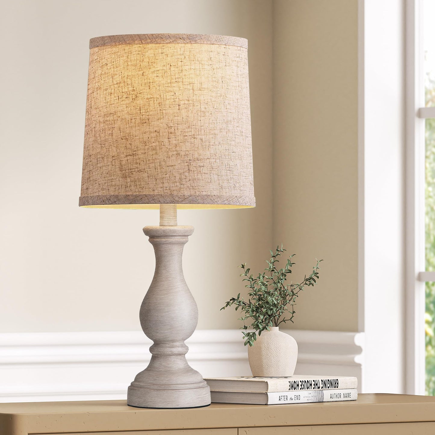 Farmhouse Table Lamps Set of 2