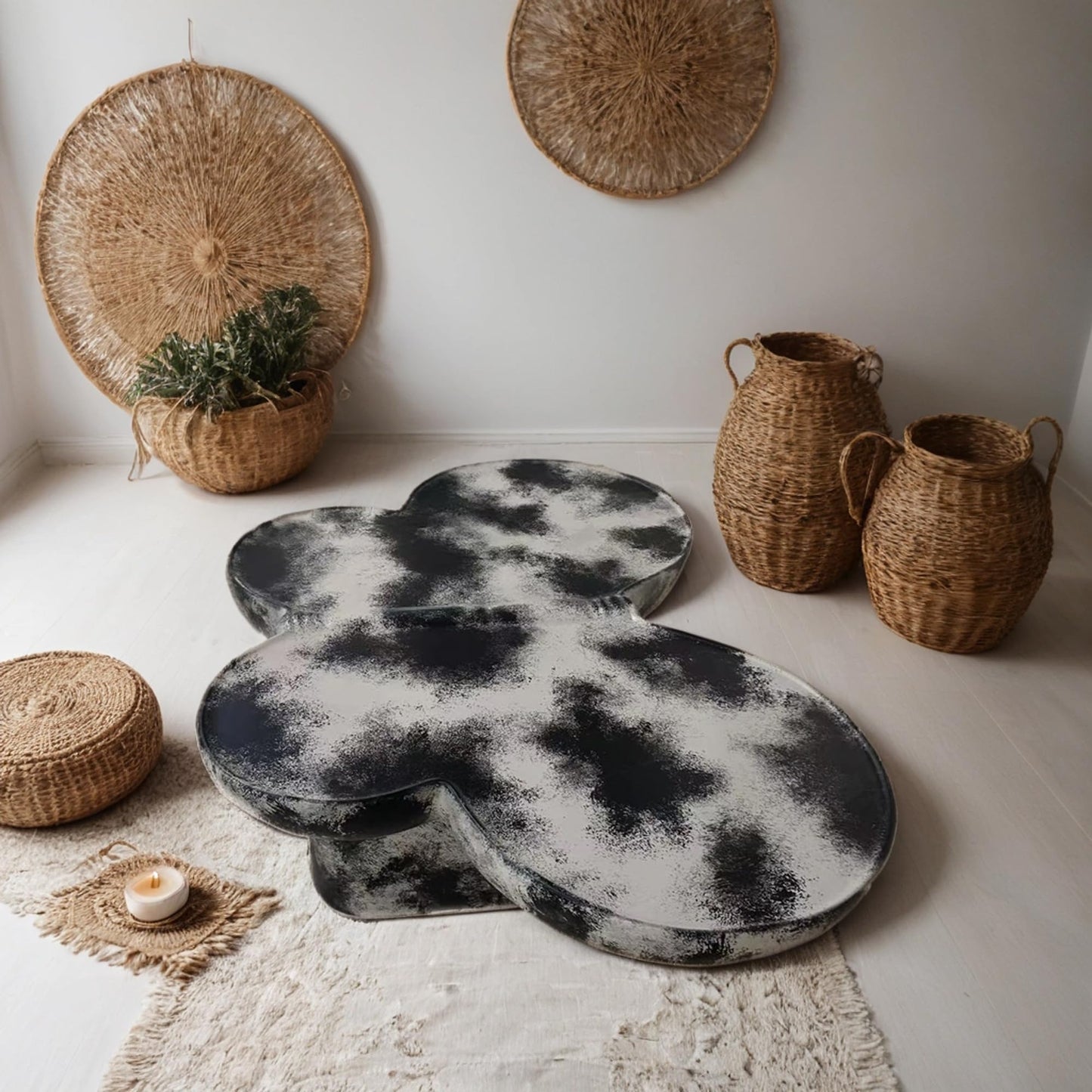 Butterfly Design Art Coffee Table
