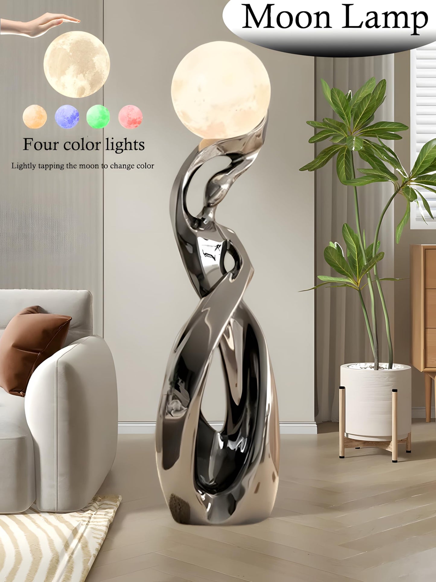 Bofea-Modern Standing Lamp for Living Room