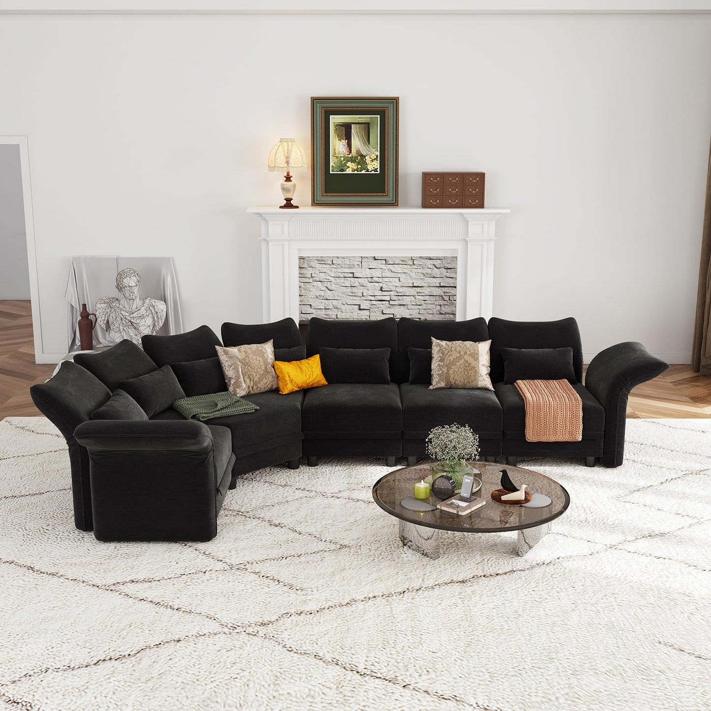 U-Shaped Sectional Sofa