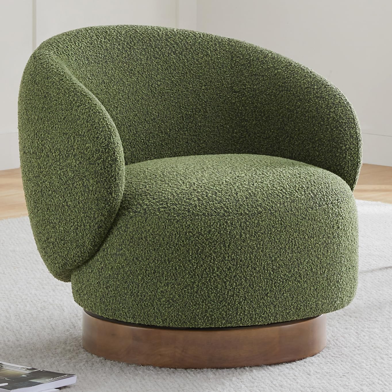 Swivel Barrel Accent Chair