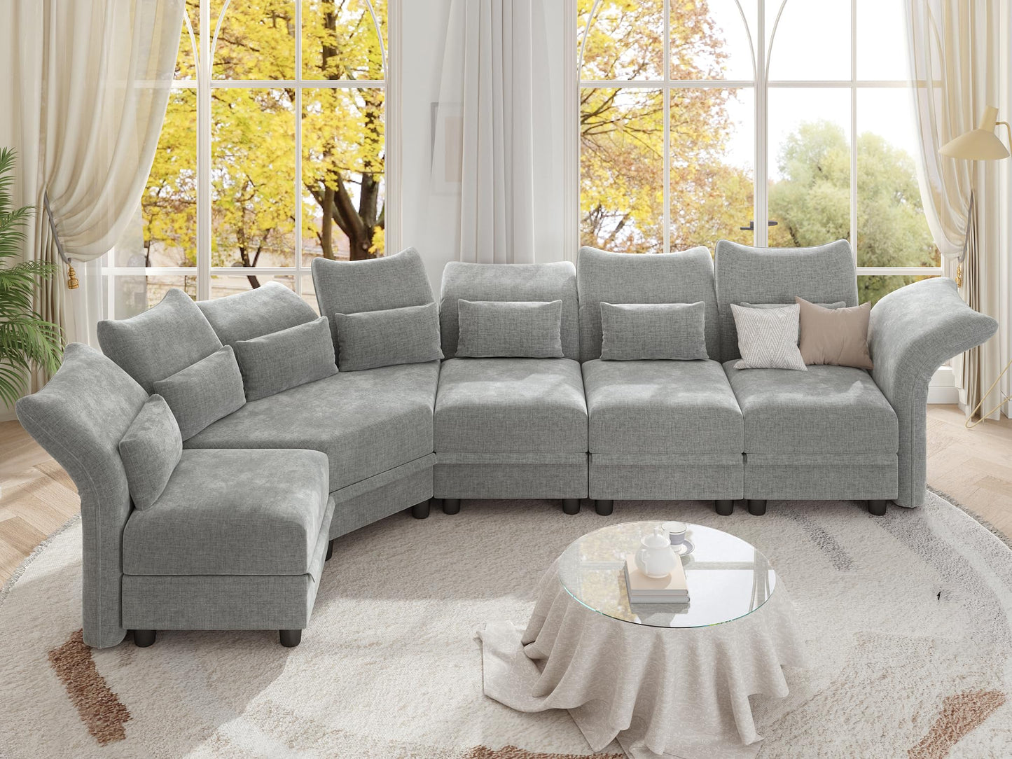 U-Shaped Sectional Sofa