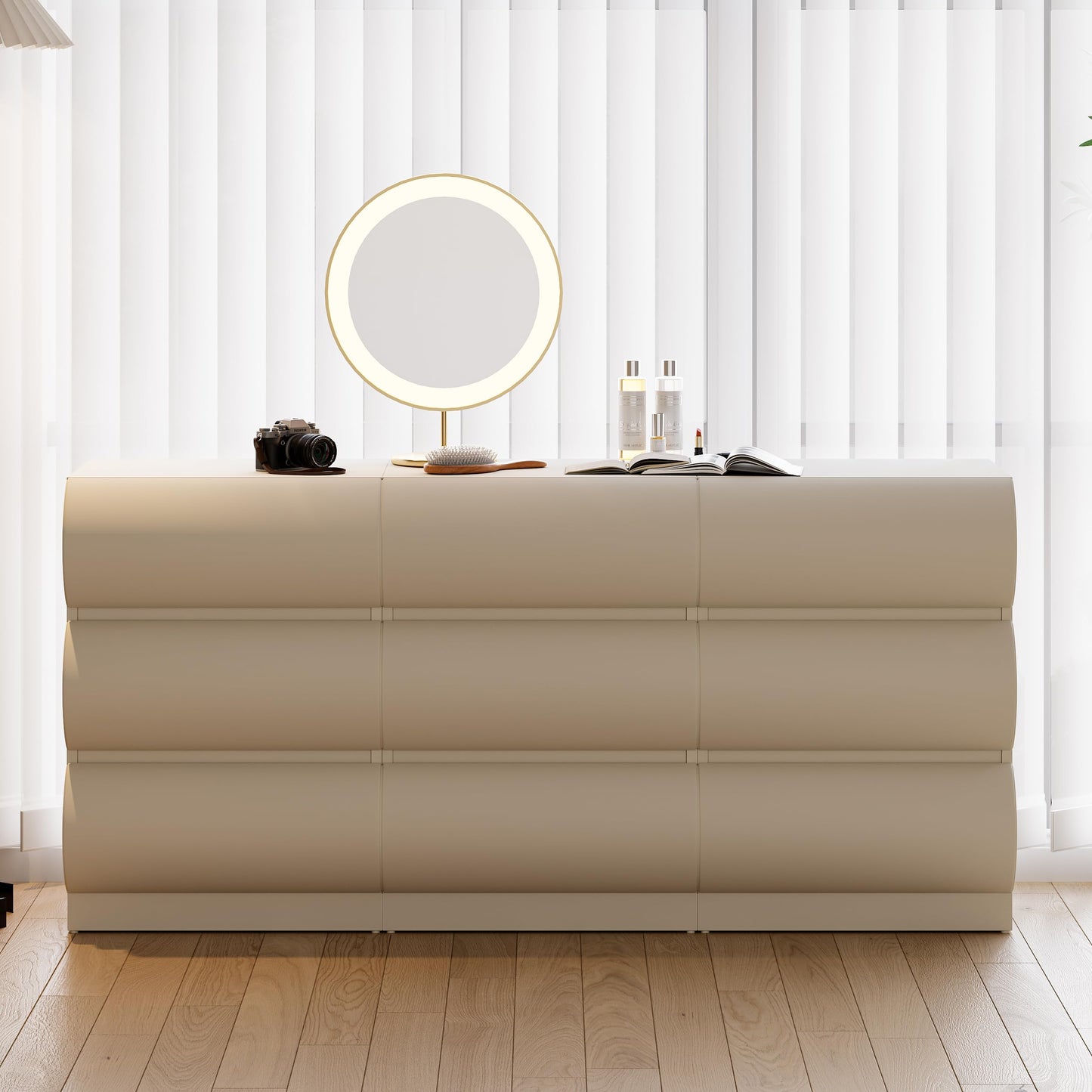 Modern 6 Drawer Storage Dresser