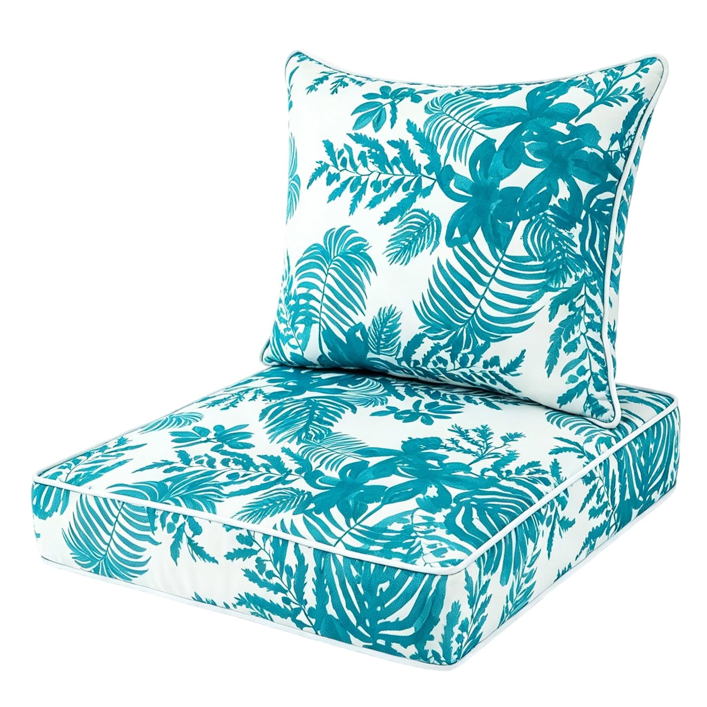Outdoor Deep Seat Chair Cushions Set of 2