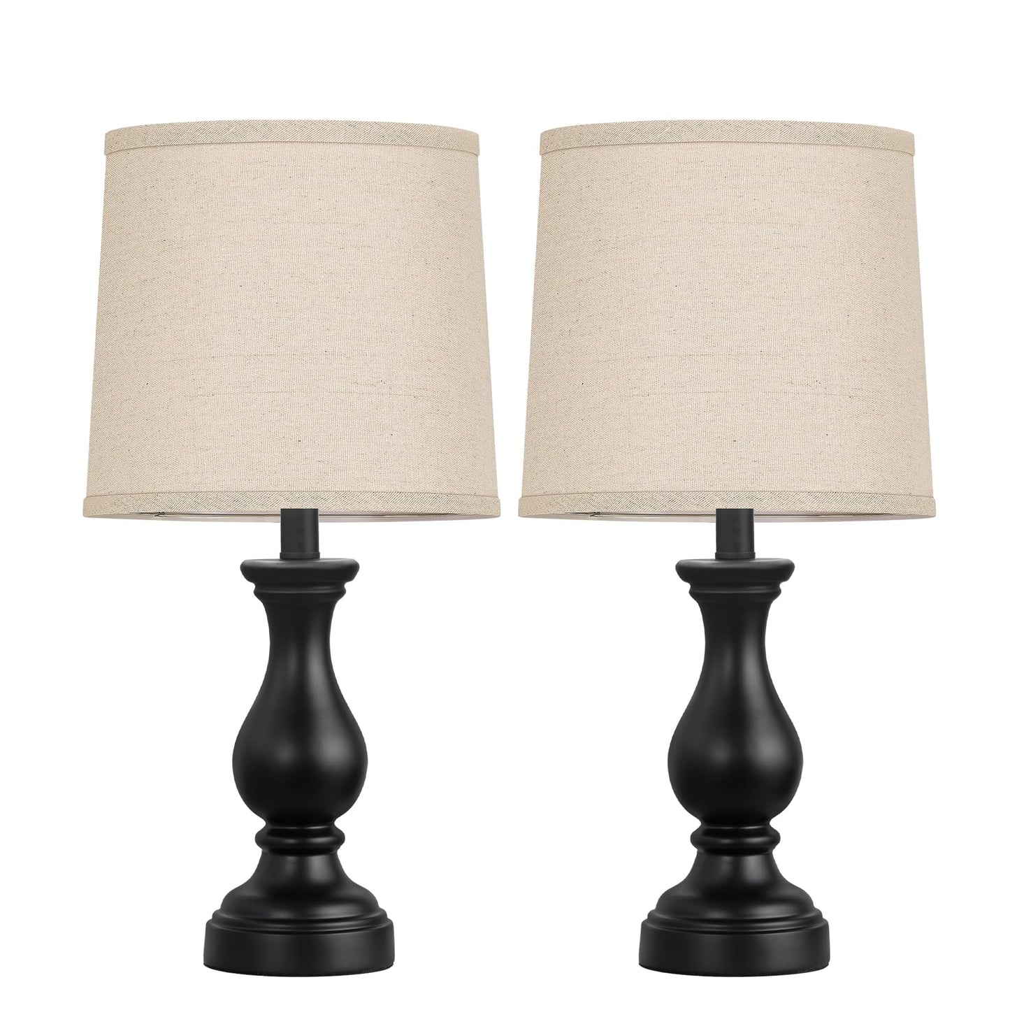 Farmhouse Table Lamps Set of 2