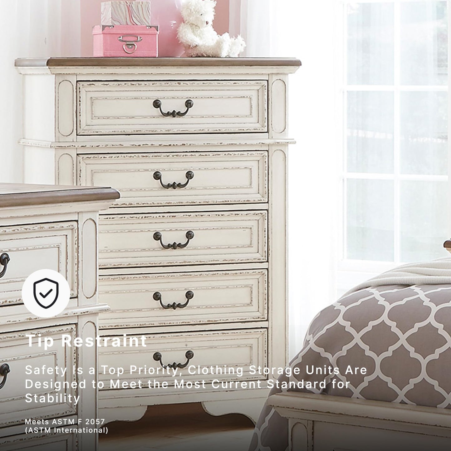 Vintage 5 Drawer Storage Chest