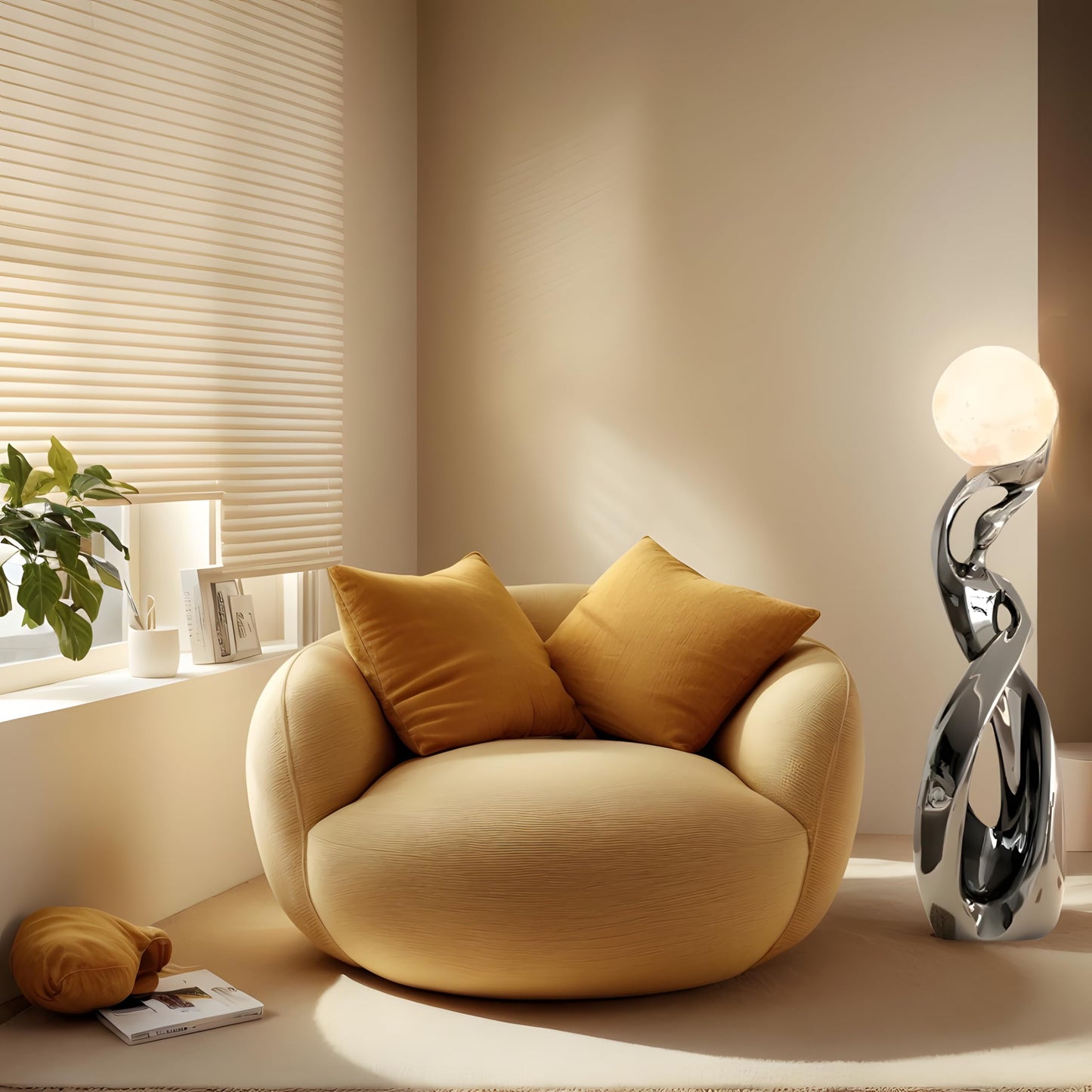 Bofea-Modern Standing Lamp for Living Room