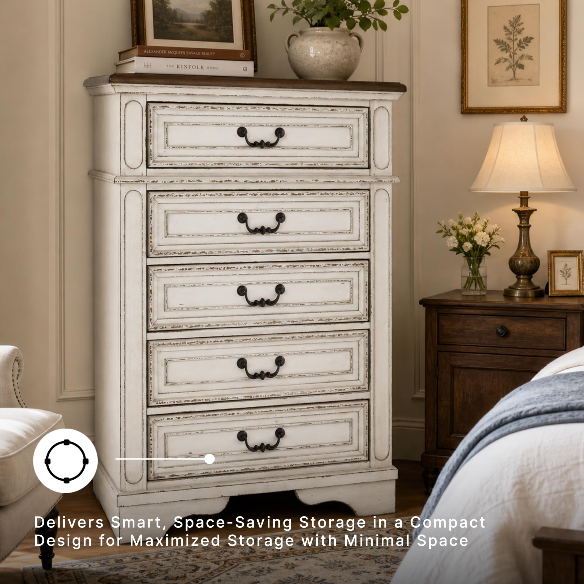 Vintage 5 Drawer Storage Chest