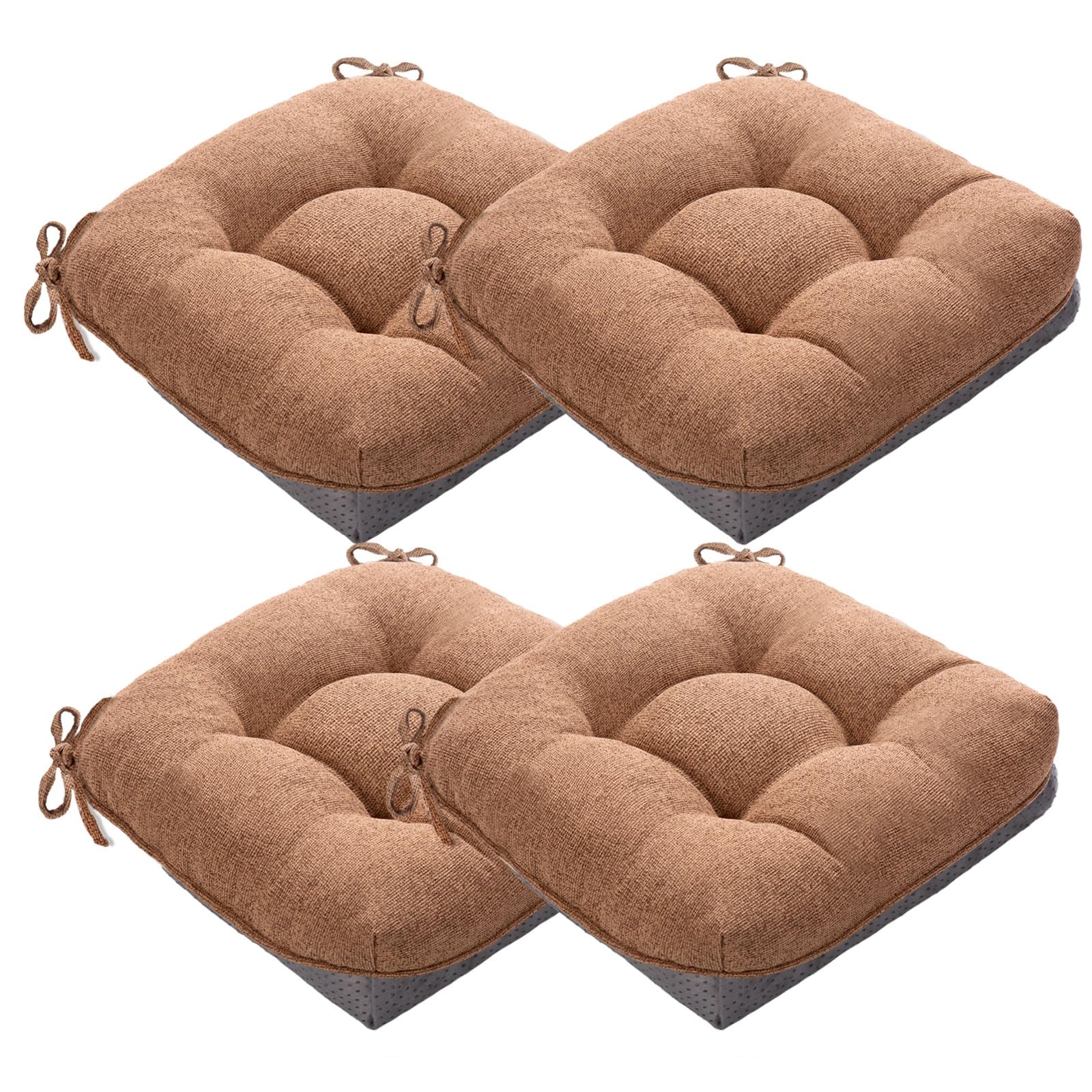 Memory Foam Dining Chair Cushions Set of 4