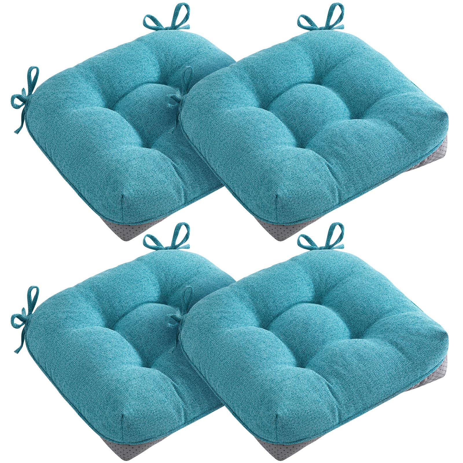 Memory Foam Dining Chair Cushions Set of 4