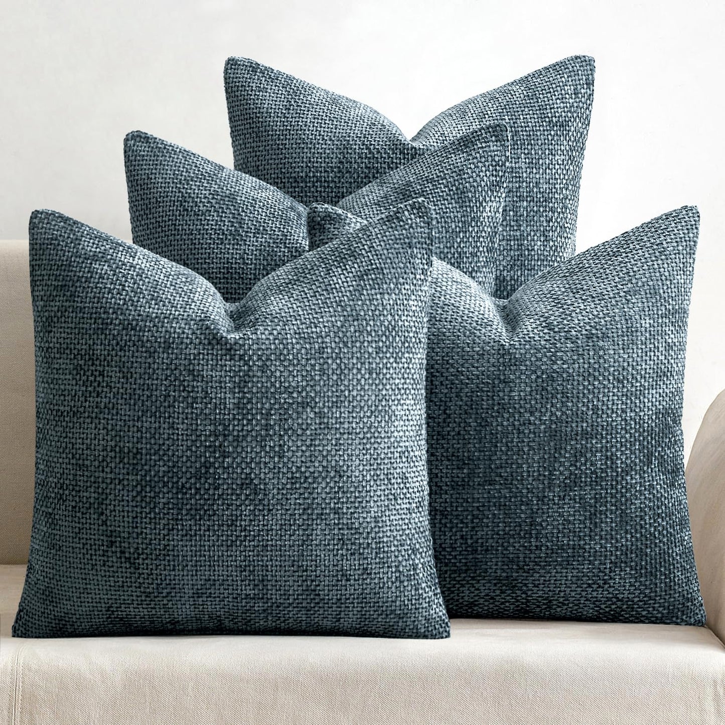 Chenille Decorative Pillow Covers Set of 4