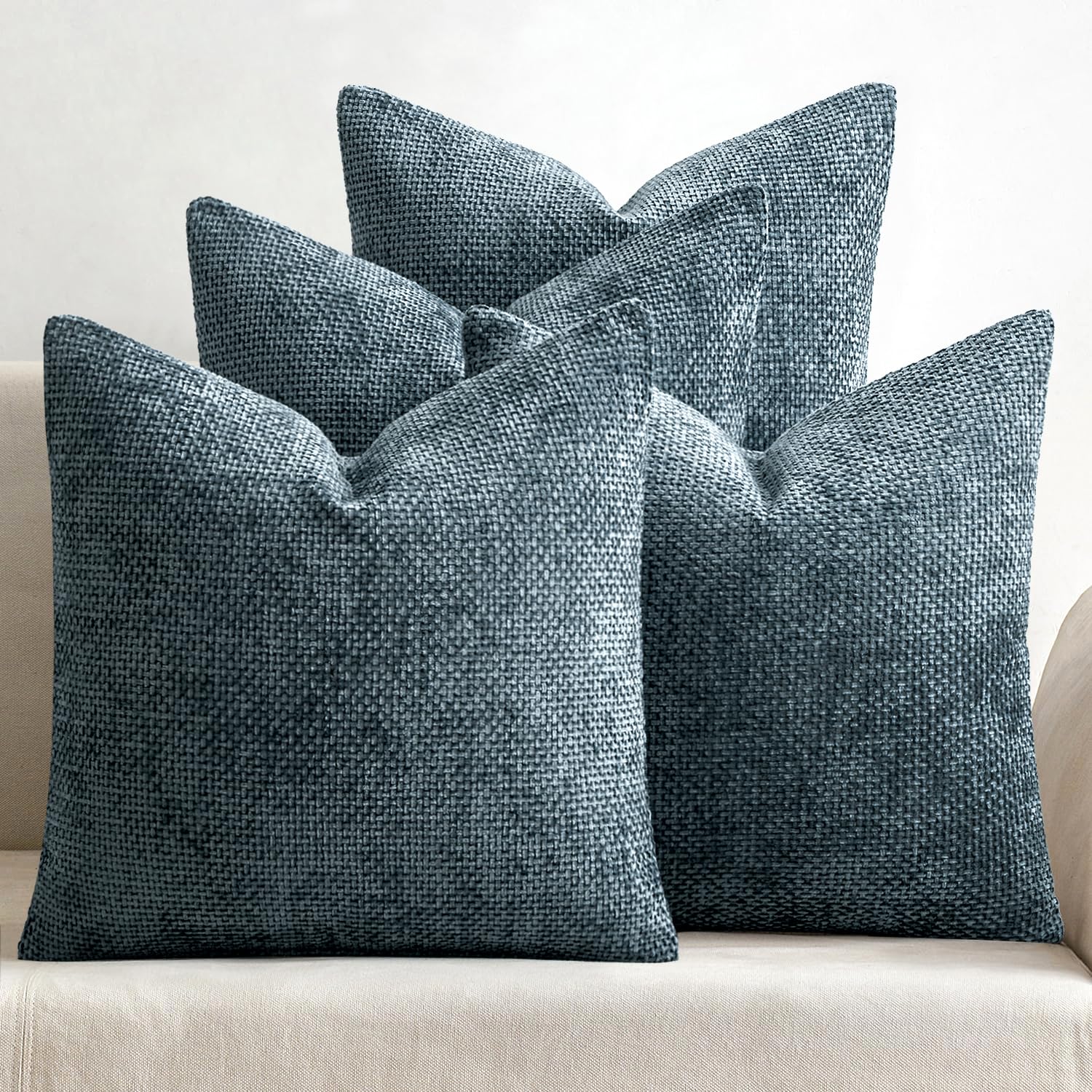 Chenille Decorative Pillow Covers Set of 4