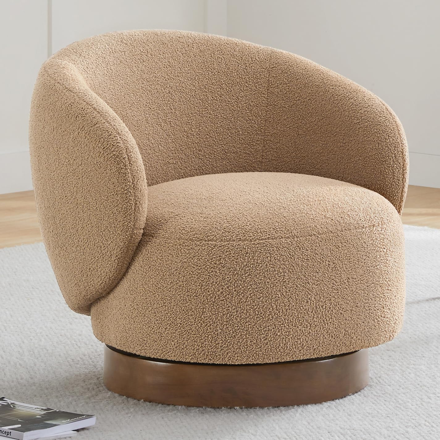 Swivel Barrel Accent Chair