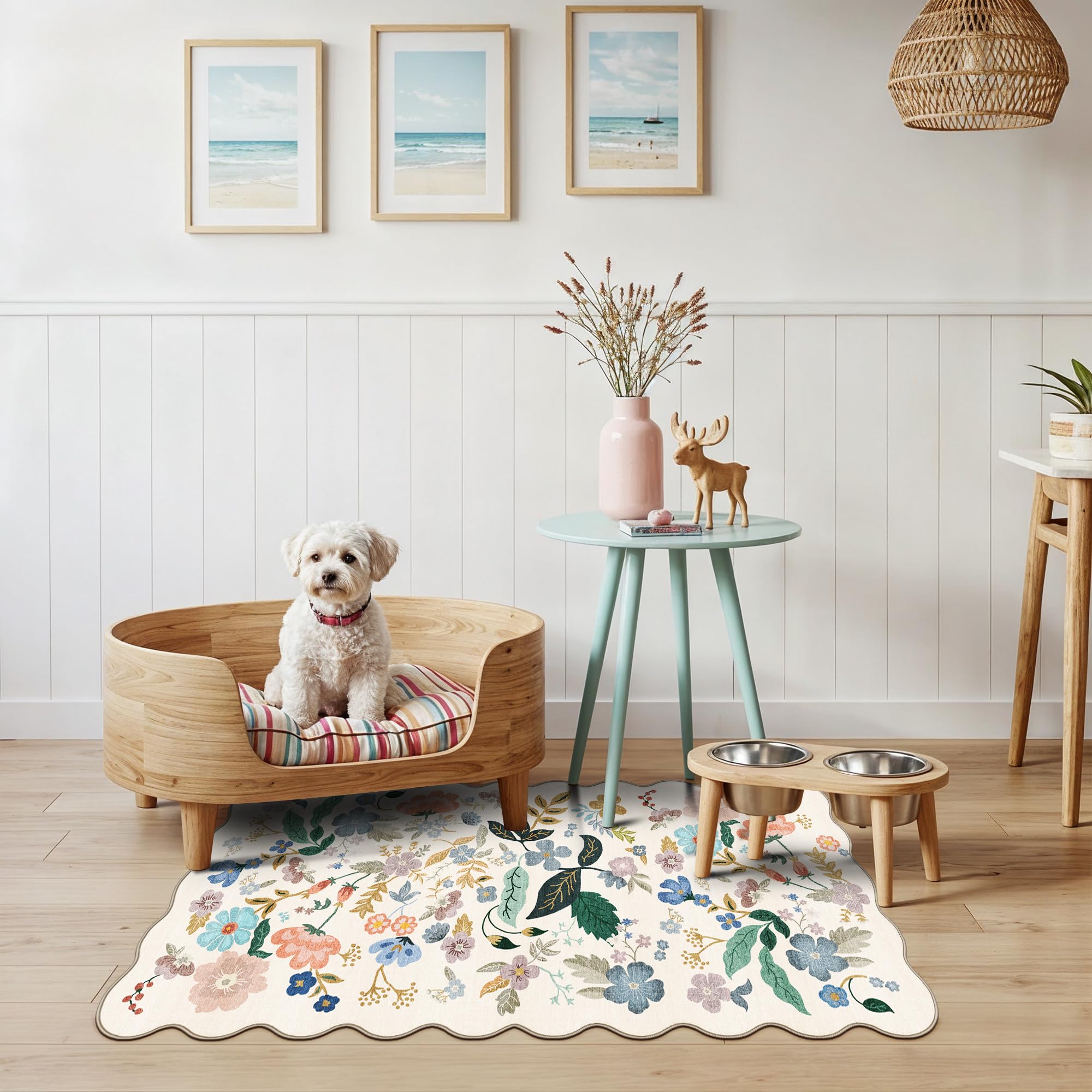 Washable Vintage Runner Rug 2x7