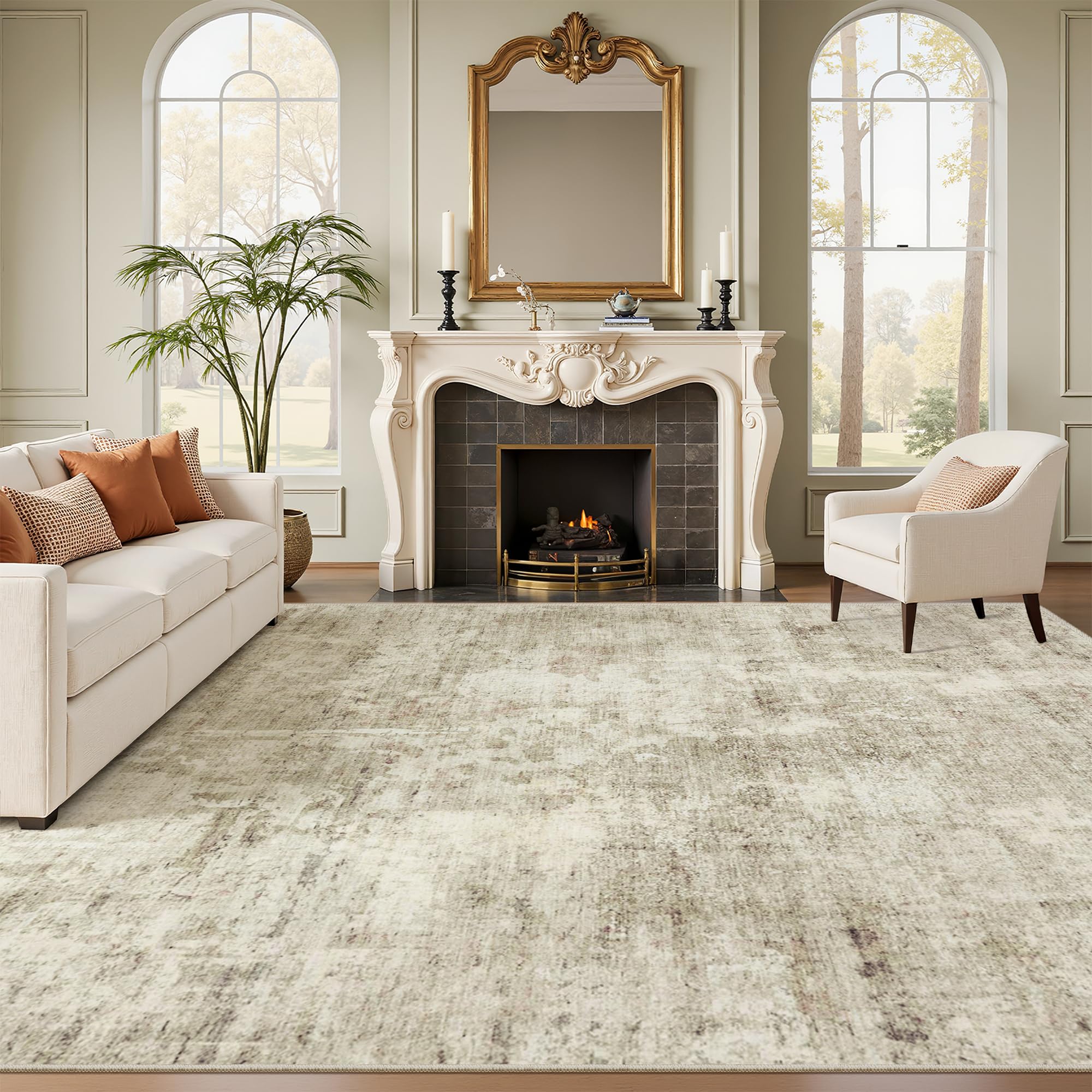 Washable Non-Slip Area Rug