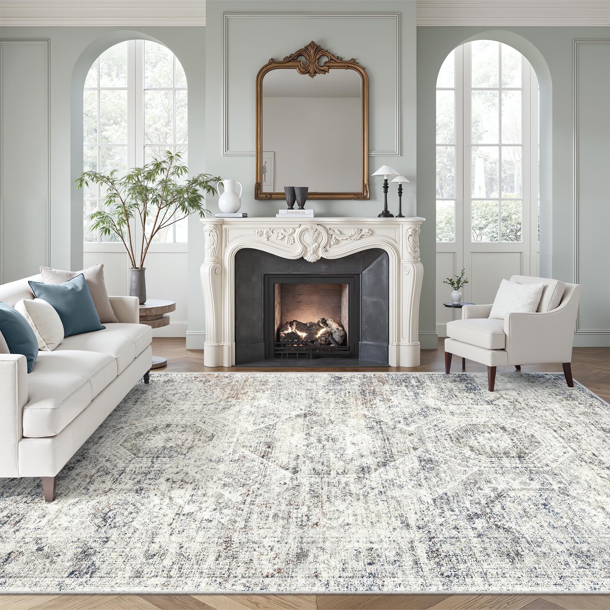 Washable Non-Slip Area Rug