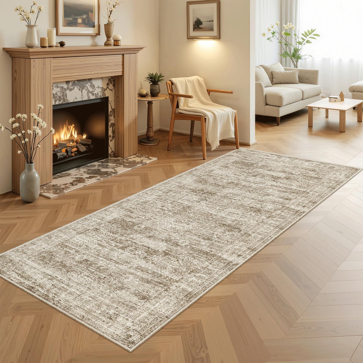 Washable Non-Slip Area Rug