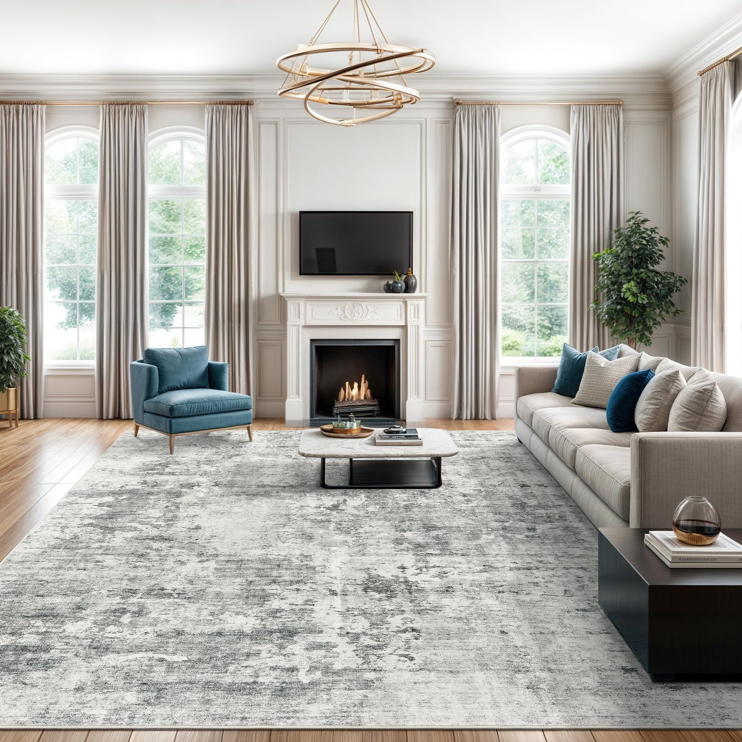 Washable Non-Slip Area Rug