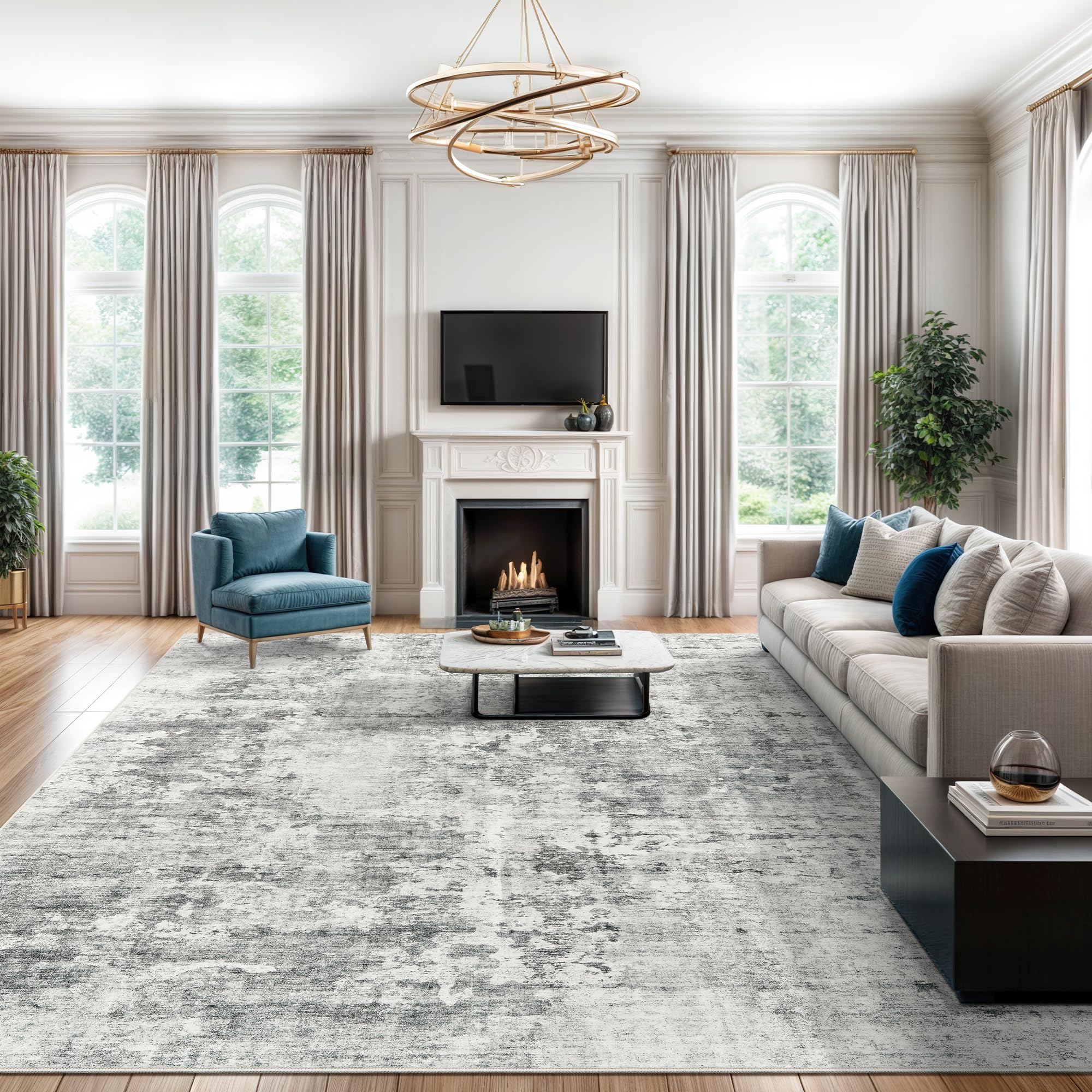 Washable Non-Slip Area Rug
