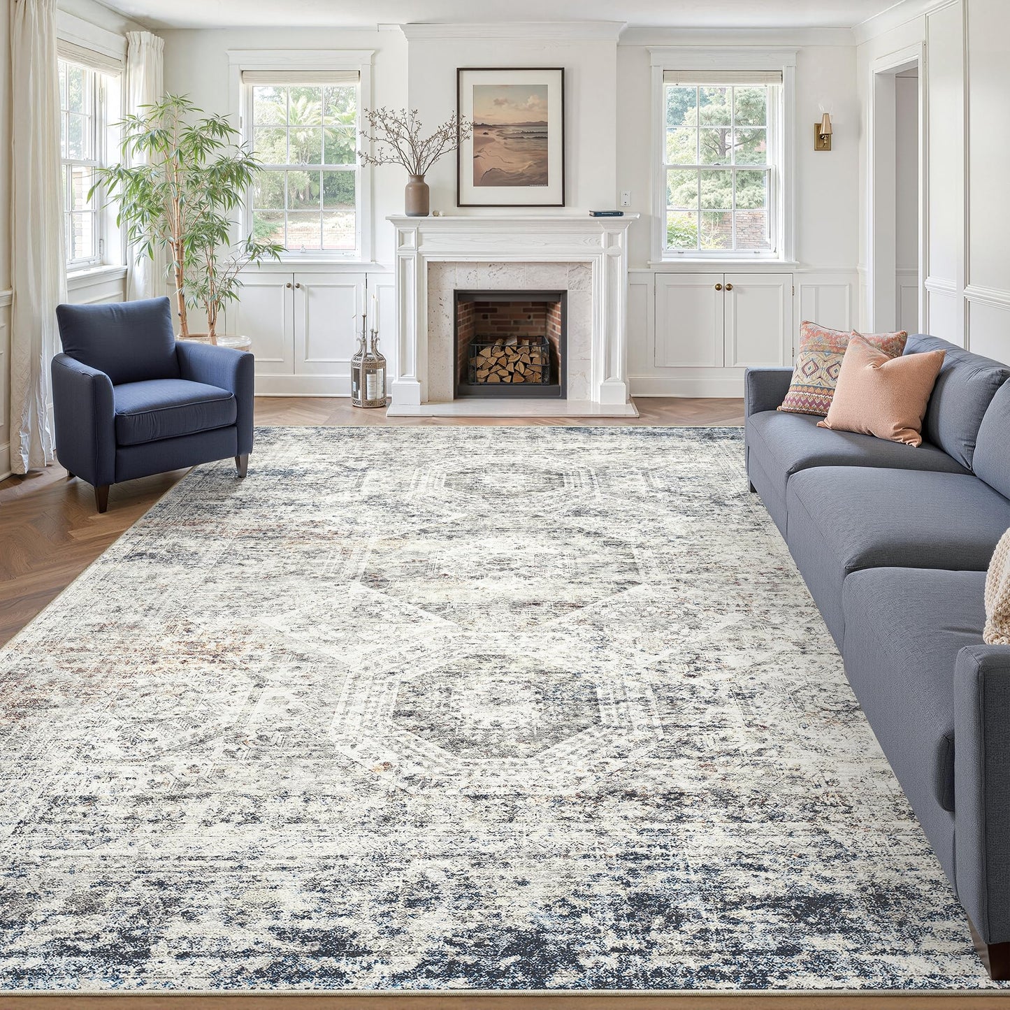 Washable Non-Slip Area Rug