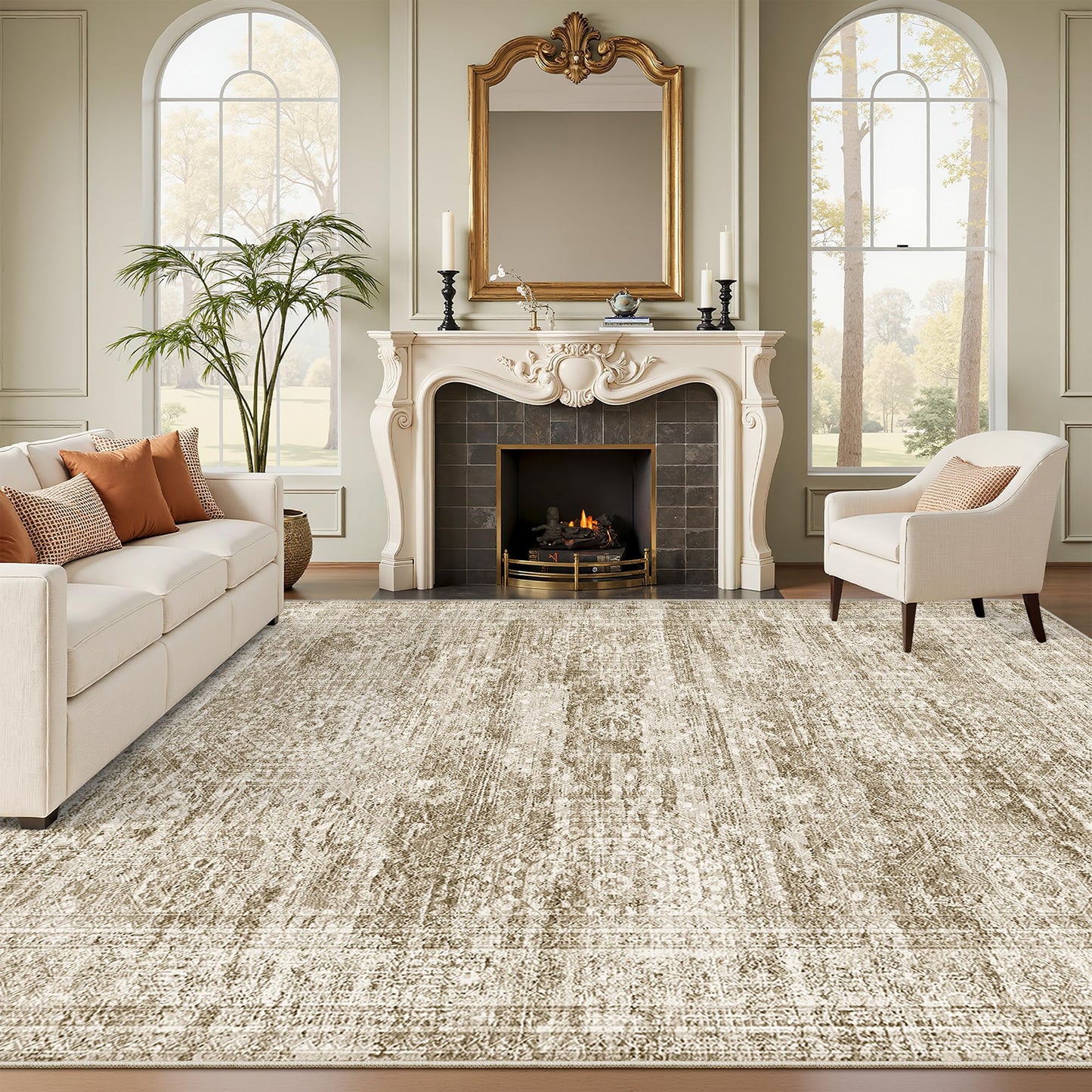 Washable Non-Slip Area Rug