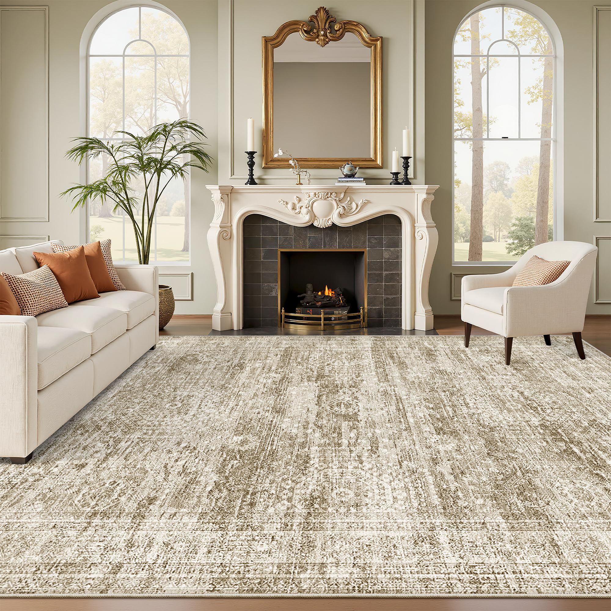 Washable Non-Slip Area Rug