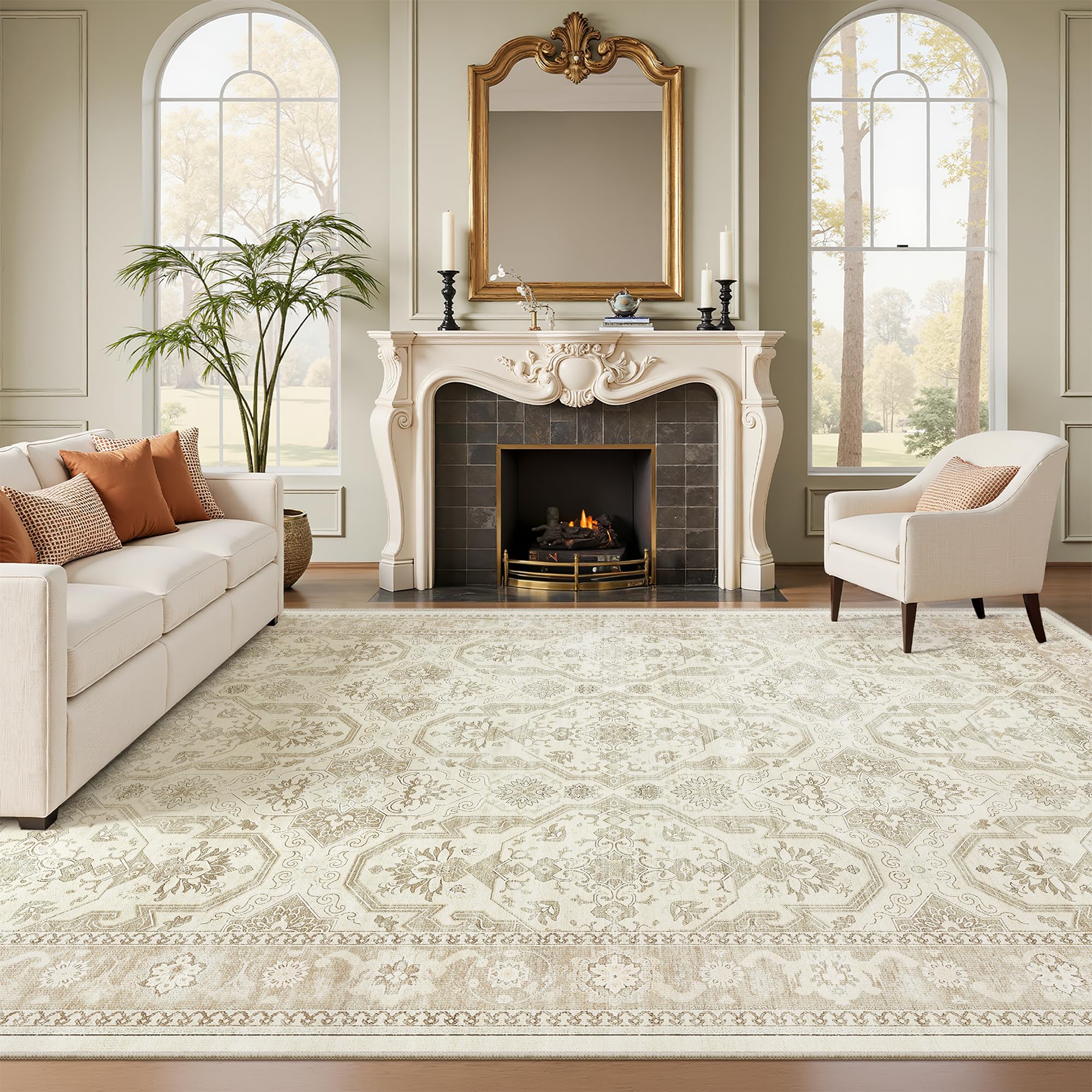 Washable Non-Slip Area Rug