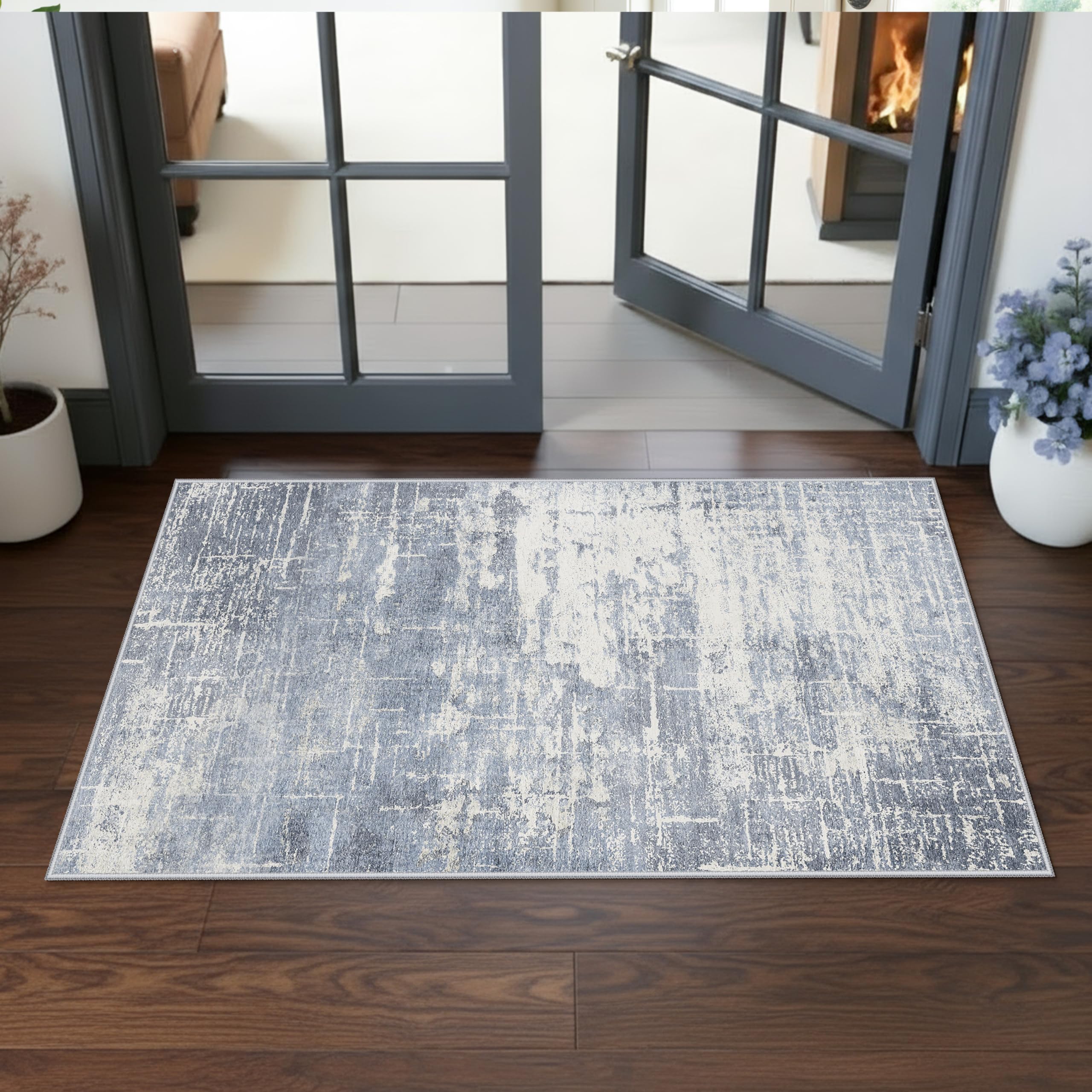 Washable Vintage Runner Rug 2x7